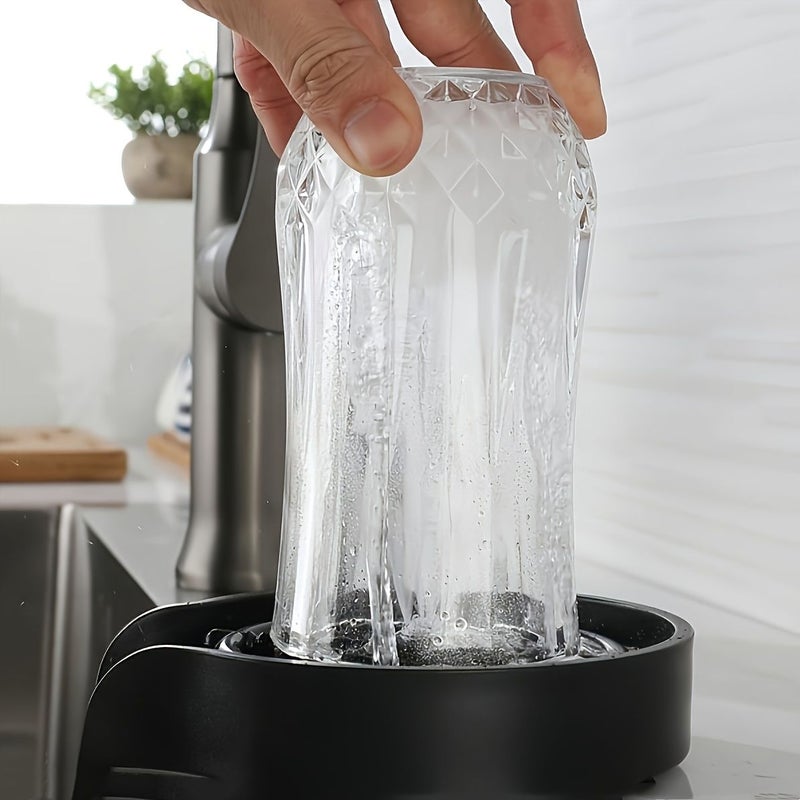 3Pcs Glass Rinser For Kitchen Sink Wine And Bottle Cleaning Tool Cup Washer Attachment - Image 3