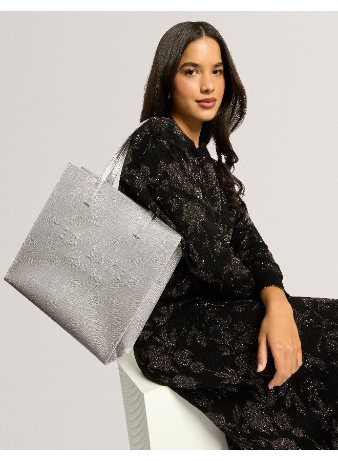 Ted Baker SOOCON-CROSSHATCH LARGE ICON BAG - Image 2
