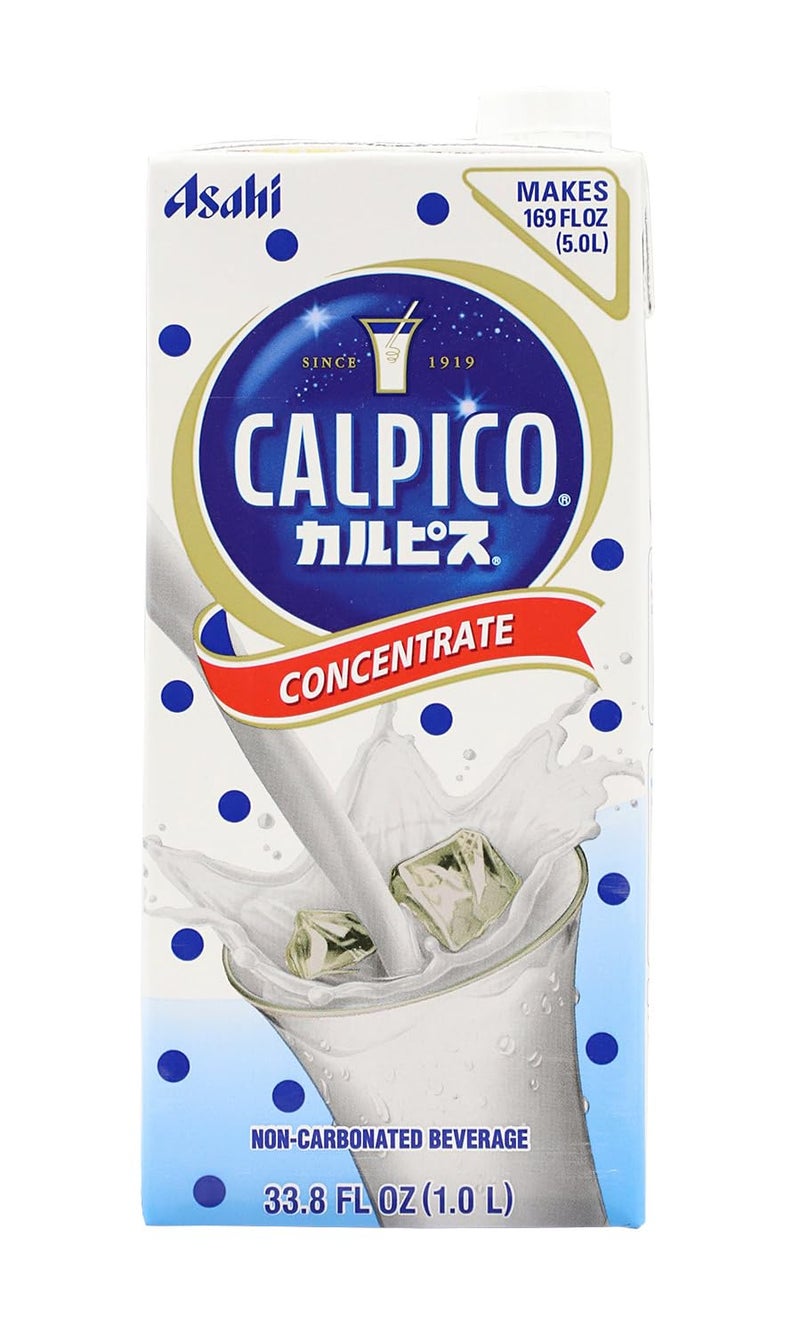 CALPICO Concentrate - Smooth & Refreshing Japanese Citrus Drink, Sweet and Tangy, No Artificial Color or Preservative, Non-Carbonated, Lactic Acid Drink, 33.8 Fl oz (Pack of 1) - Image 1