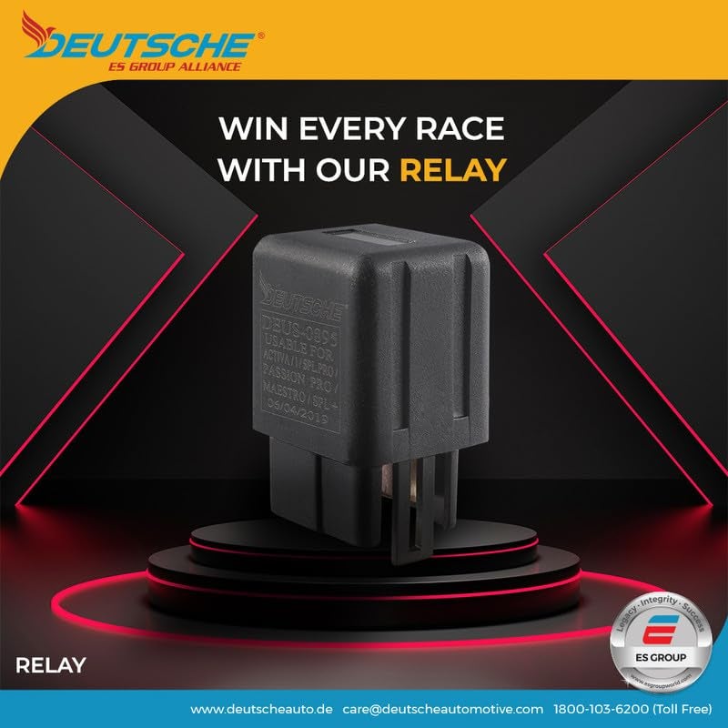 DEUTSCHE STARTER RELAY fit for Honda Stunner/Honda Stunner CBF/Honda Shine/Unicorn 150/160 / Hero Karizma ES/Hero Glamour ES/Hero Hunk 150 ES/Hero CBZ X-Treme - Image 4