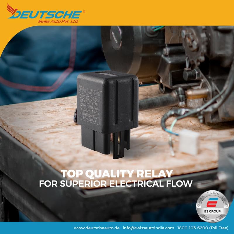 DEUTSCHE STARTER RELAY fit for Honda Stunner/Honda Stunner CBF/Honda Shine/Unicorn 150/160 / Hero Karizma ES/Hero Glamour ES/Hero Hunk 150 ES/Hero CBZ X-Treme - Image 3