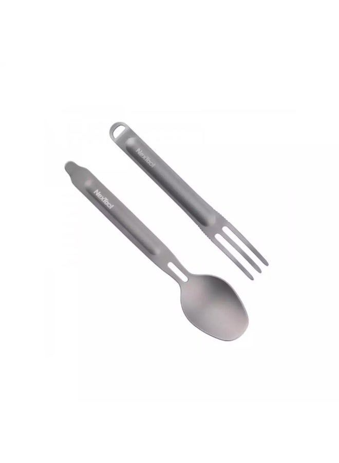 نكستول مجموعة أدوات المائدة المصنوعة من التيتانيوم - Image 2