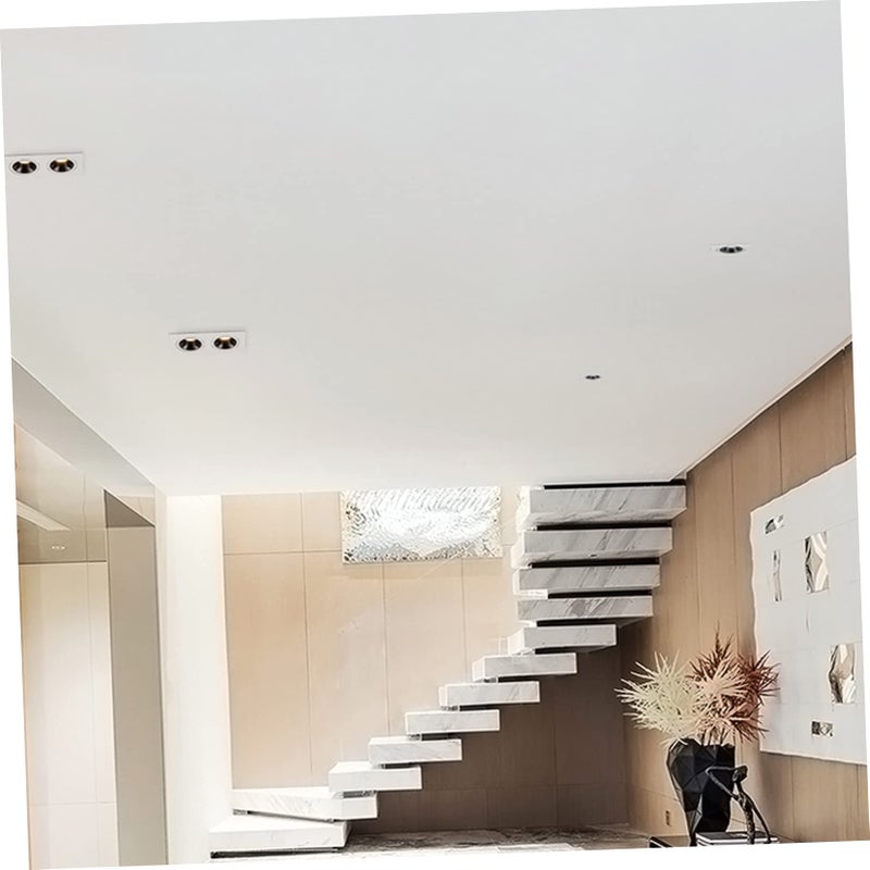 Recessed Ceiling Light Mounting Frame with White Trim Ring for Easy Installation - Image 4