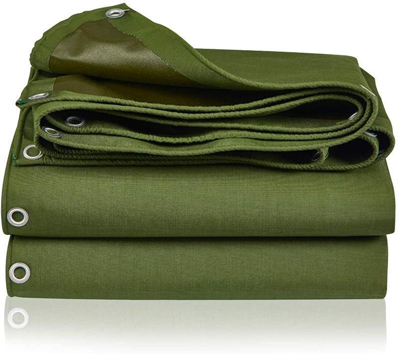 Tarp CanvasHeavy Duty Waterproof for Outdoors Truck Water Resistant UV Resistant Tarpaulin Cover for Car Boat Camping Firewood Woodpile66 x 98 Feet