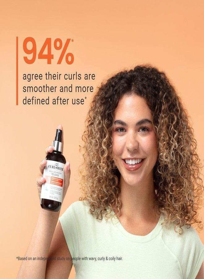 CURLSMITH Moisture Memory Release - Lightweight Leave-In Conditioner for Curls, Hydrating and Detangling, For All Curl Types, Vegan & Cruelty Free (8 oz) - Image 4