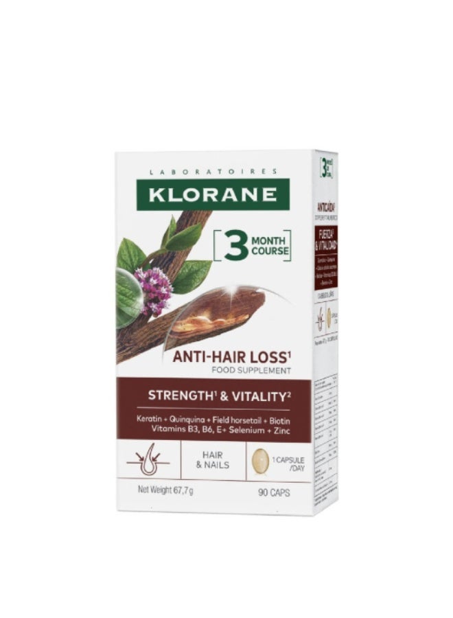 Klorane Keratincaps Strength & Vitality Capsules Pack 3x30 - Image 1