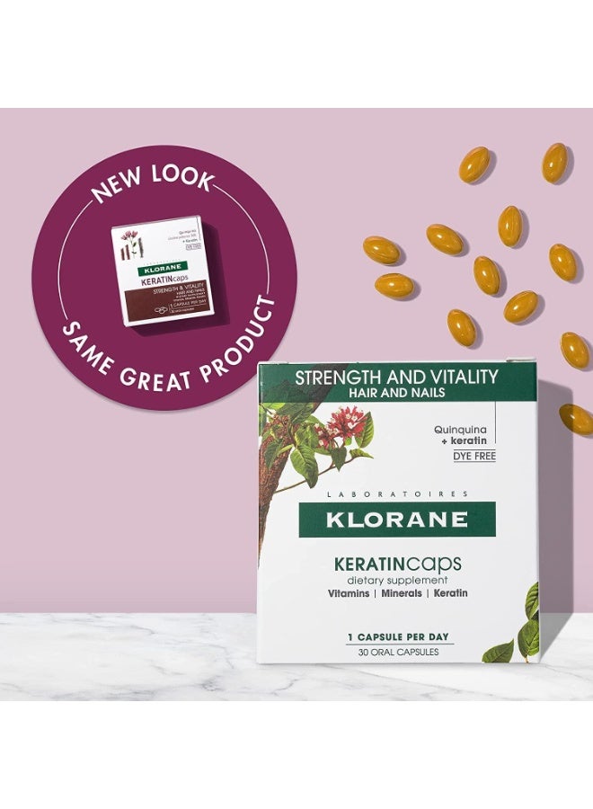 Klorane Keratincaps Strength & Vitality Capsules Pack 3x30 - Image 2