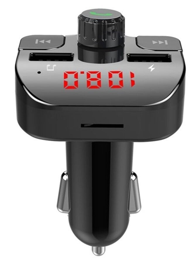Multi-function Car Phone Charger FM Transmitter MP3 Music Player Adapter - Image 2