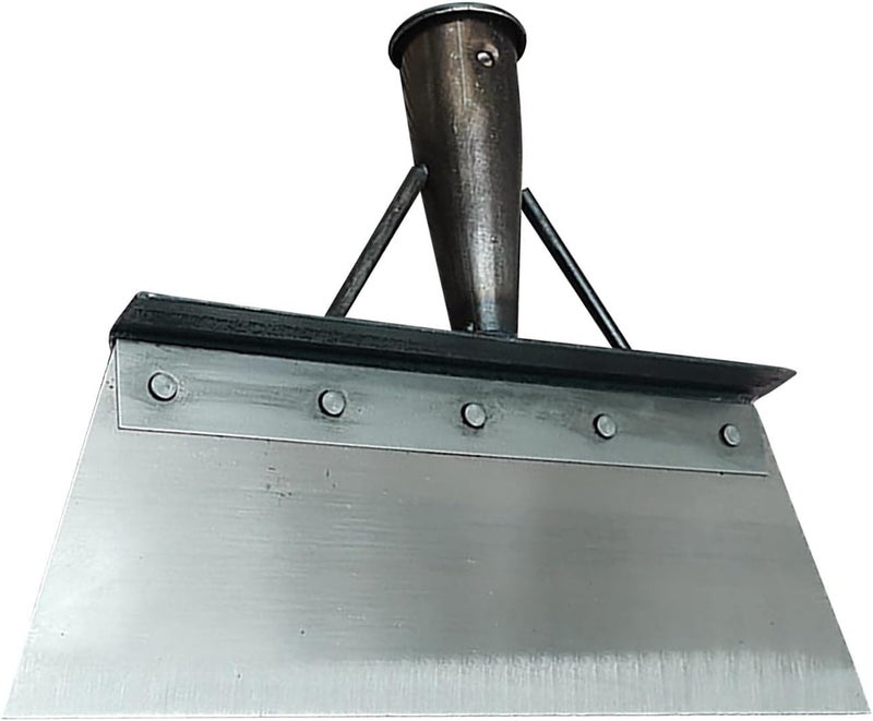 كلاراكو مجرفة تنظيف متعددة الوظائف، مجرفة مسطحة لتنظيف الحدائق، مجرفة مكشطة للحدائق، مجرفة حديقة من الفولاذ المنغنيز، أداة حديقة شديدة التحمل للحفر، وحواف العشب، وإزالة الأعشاب الضارة (L) - Image 1