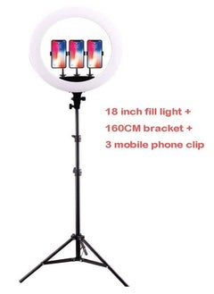Generic HQ 18N Soft Ring Light with Tripod Stand for Selfie Makeup Live Stream and YouTube Video Dimmable LED Camera Light  - Image 3