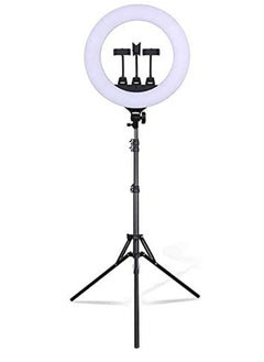 Generic HQ 18N Soft Ring Light with Tripod Stand for Selfie Makeup Live Stream and YouTube Video Dimmable LED Camera Light  - Image 4