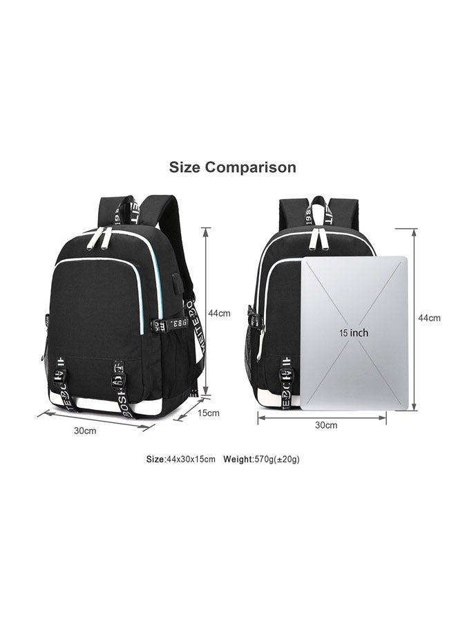 general Football star Cristiano Ronaldo casual backpack for kids, school bag for elementary school boys with USB charging port, handbag backpack for girls, boys, teenagers - Image 2