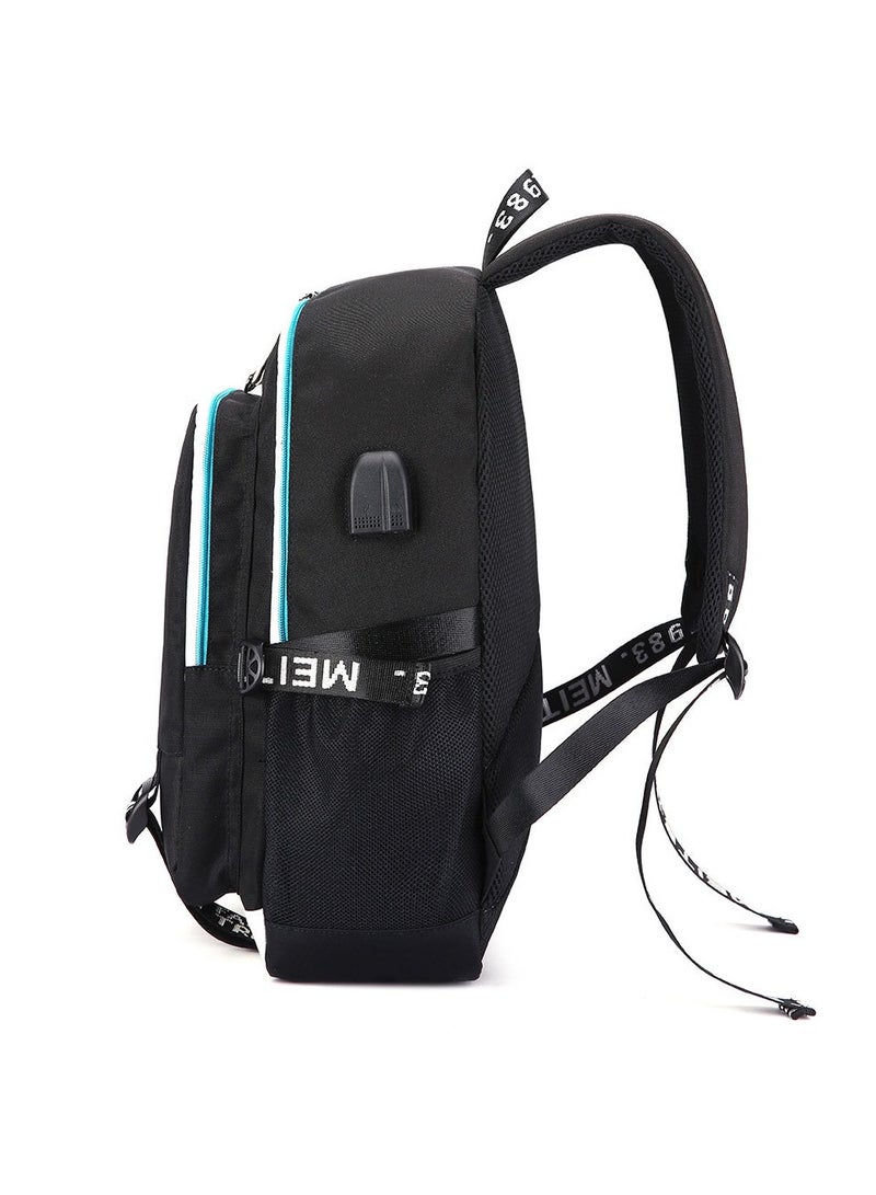 general Football star Cristiano Ronaldo casual backpack for kids, school bag for elementary school boys with USB charging port, handbag backpack for girls, boys, teenagers - Image 4