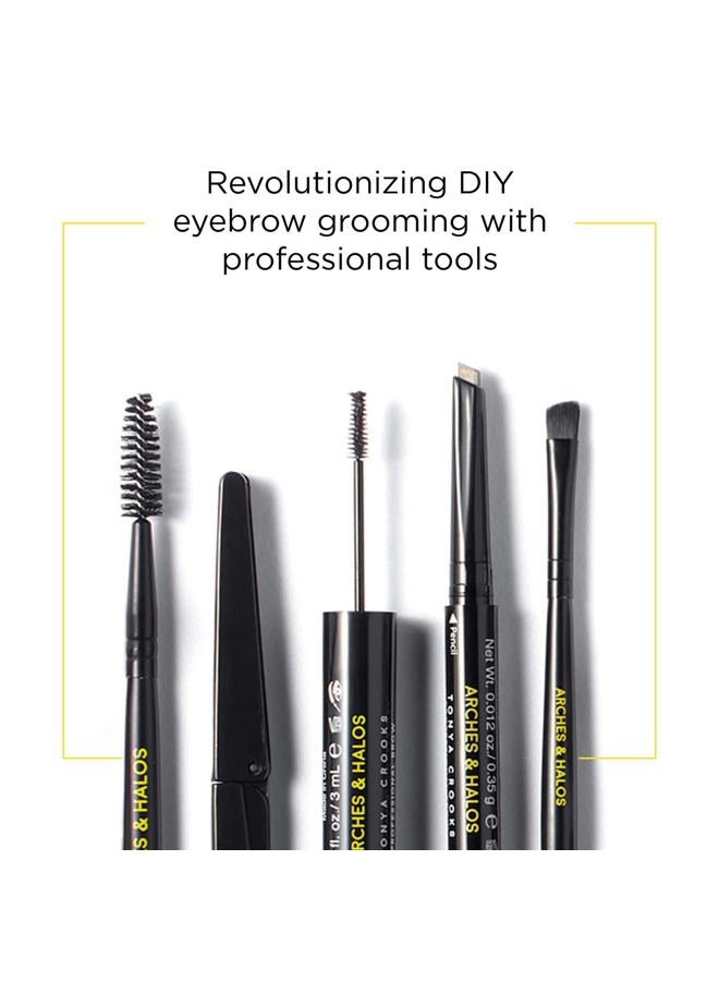 Arches & Halos Fine Bristle Tip Pen - Creamy, Buildable Formula for Shaping and Defining Eyebrows - Waterproof, Long Lasting, 24 Hour Color - Precise Bristled Applicator Tip - Espresso - 0.6 ml - Image 4