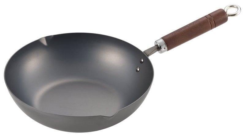 Yoshikawa Black Steel Fry Pan 9