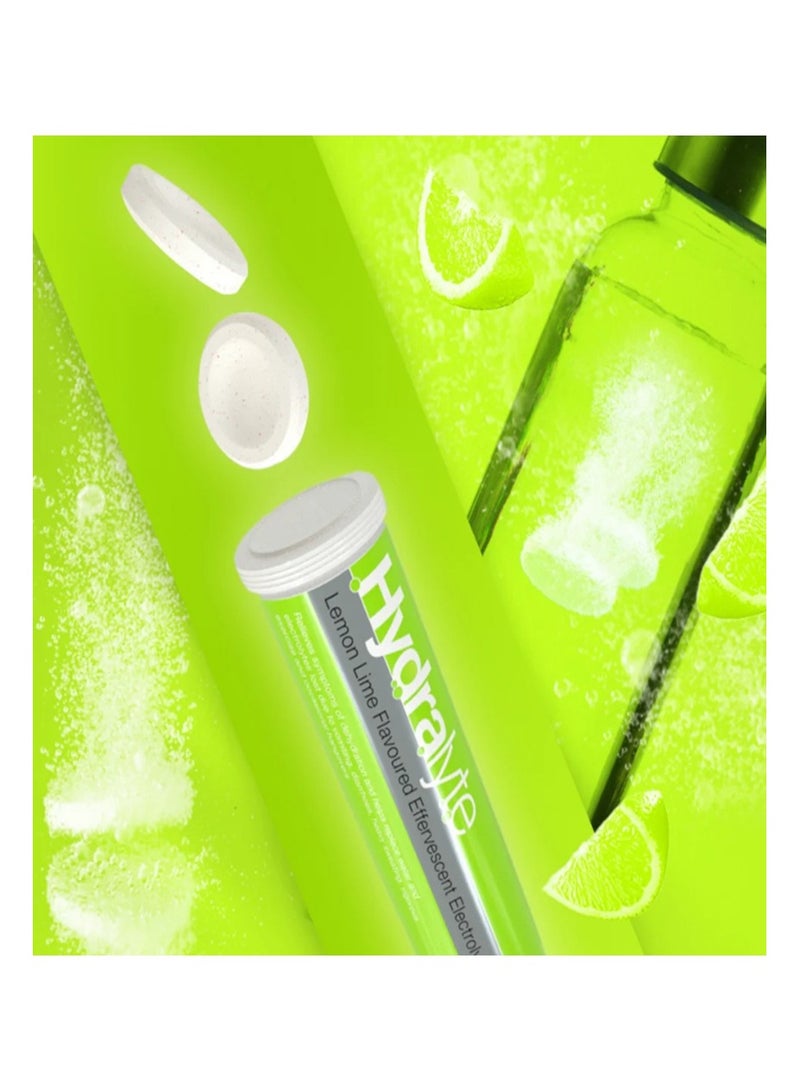 Hydralyte Effervescent Lemon Lime 20 Eff Tablets - Image 4