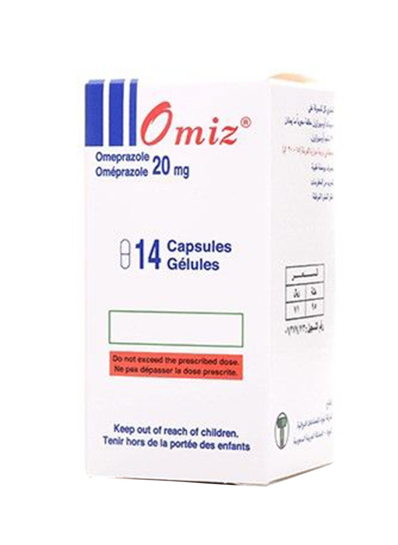 Tabuk Omiz 20Mg Capsule 14S 