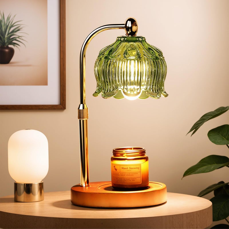 GEEZO Fragrance Candle Warmer LampElectric Candle Warmer with Timer DimmerMom Christmas Birthday Gifts for Women House Warming Gifts New Home Bedroom Decor - Image 2