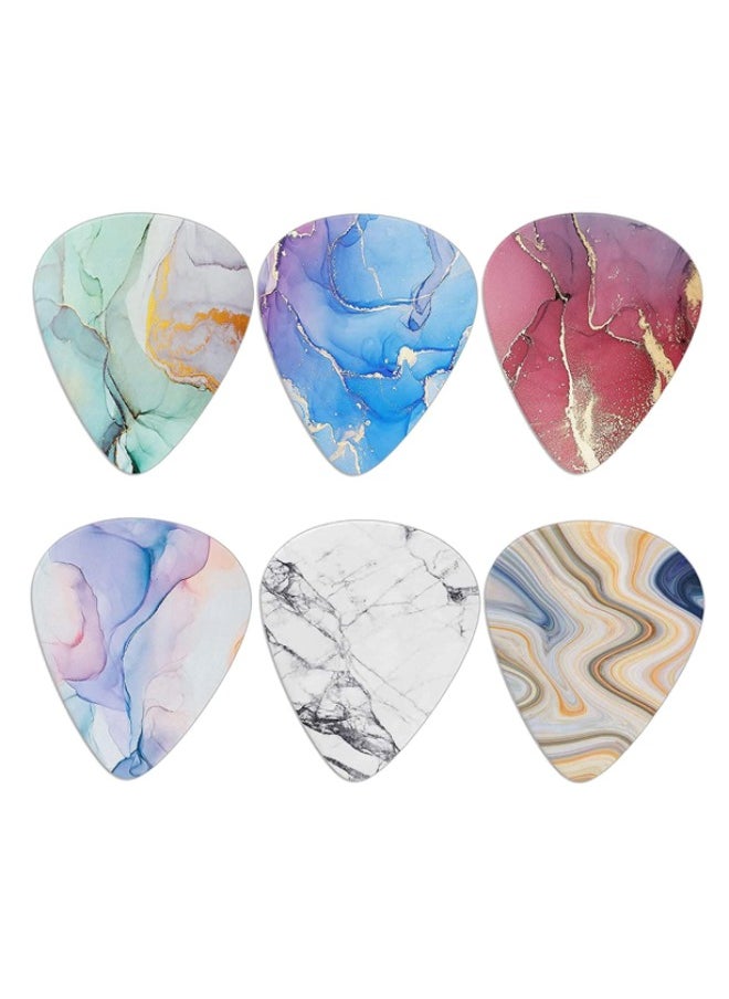 Generic KEIAHUAN Colorful Guitar Picks Thickness Celluloid Guitar Pock for Bass, Eletric, Acoustic Guitars Medium 0.96mm  - Image 1