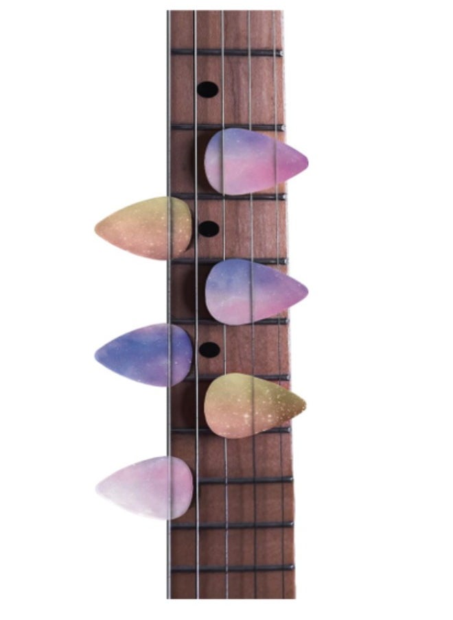 Generic KEIAHUAN Colorful Guitar Picks Thickness Celluloid Guitar Pock for Bass, Eletric, Acoustic Guitars Medium 0.96mm  - Image 4