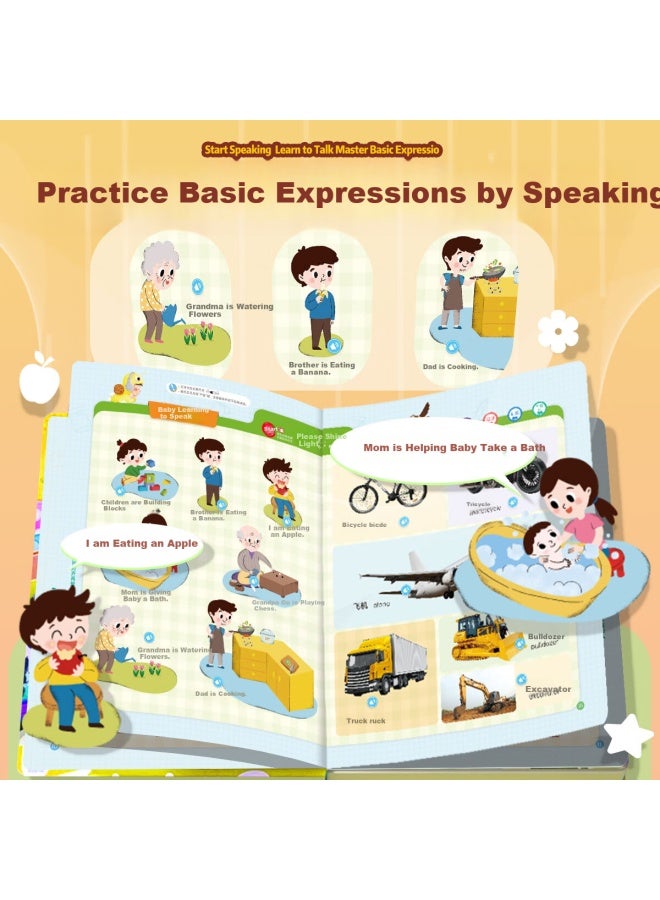 Lifang Baby Talking Early Education Sound Book 0-3 Years Language Enlightenment Intelligent Children's Reading And Sound Toy Gift - Image 3