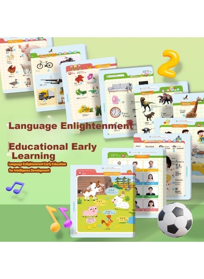 Lifang Baby Talking Early Education Sound Book 0-3 Years Language Enlightenment Intelligent Children's Reading And Sound Toy Gift - Image 2