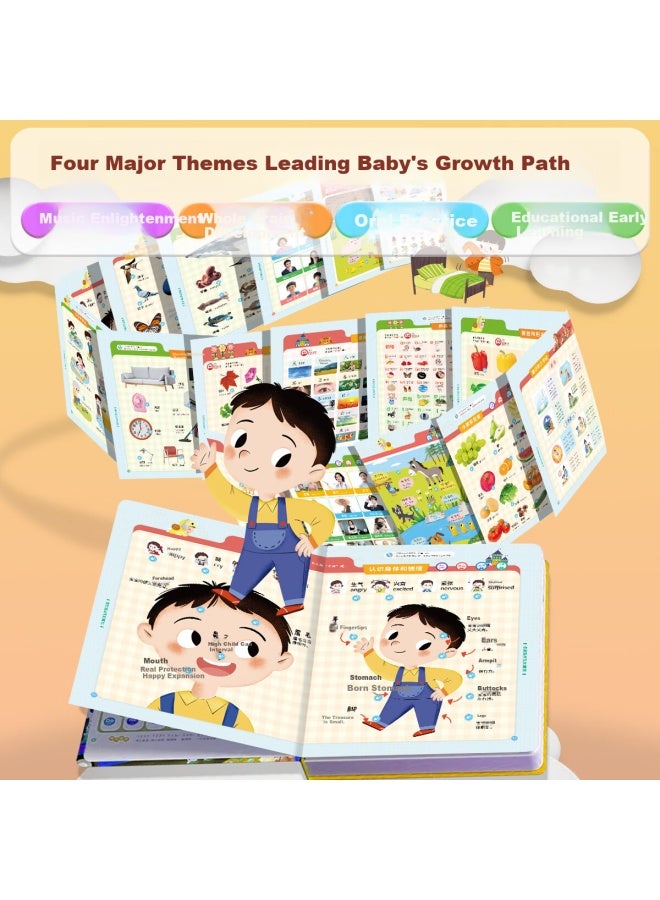 Lifang Baby Talking Early Education Sound Book 0-3 Years Language Enlightenment Intelligent Children's Reading And Sound Toy Gift - Image 5