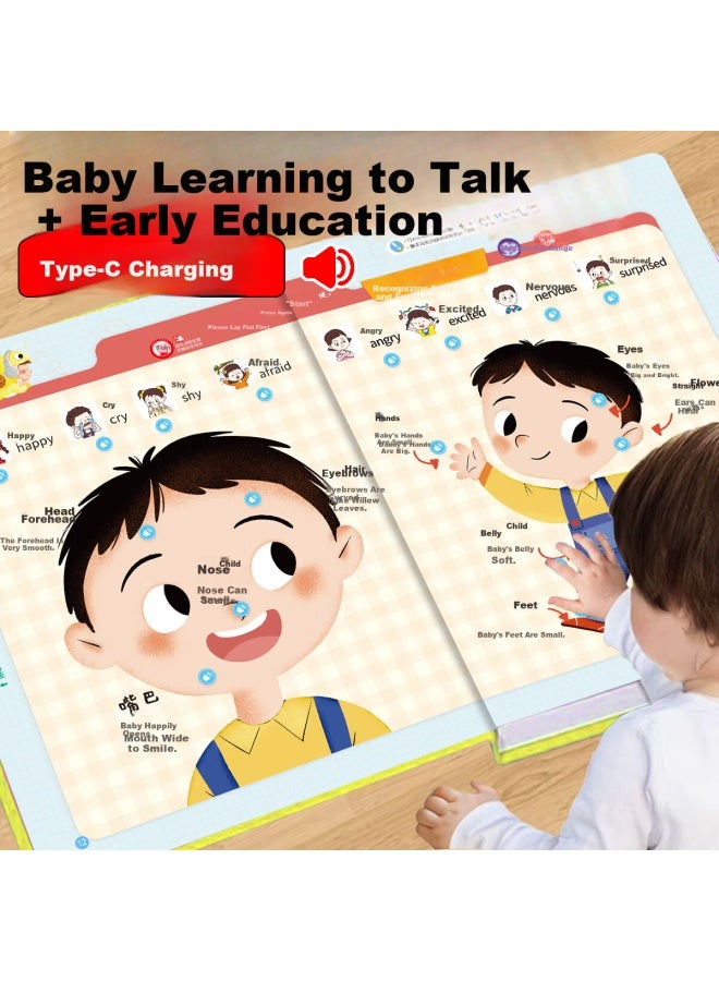 Lifang Baby Talking Early Education Sound Book 0-3 Years Language Enlightenment Intelligent Children's Reading And Sound Toy Gift - Image 1