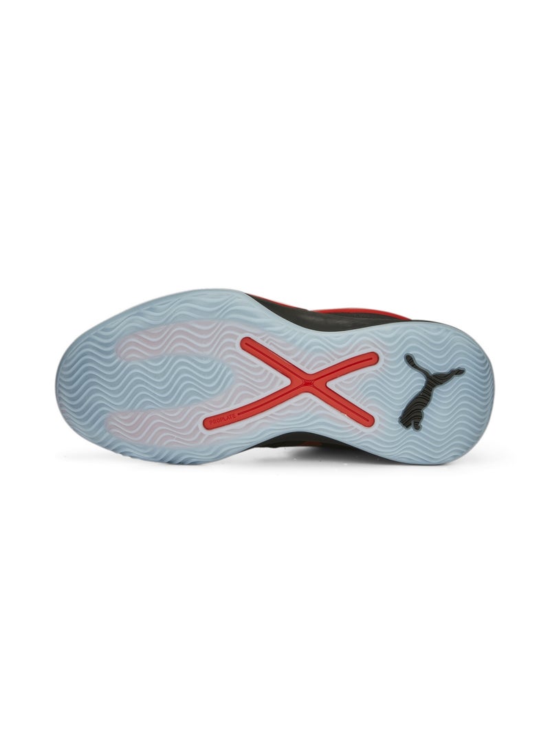 PUMA - Rise NITRO Mens Black Basketball Shoes - Image 1