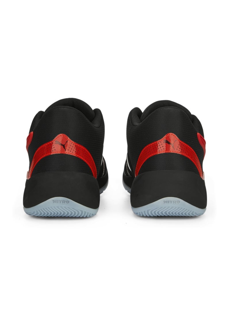PUMA - Rise NITRO Mens Black Basketball Shoes - Image 1