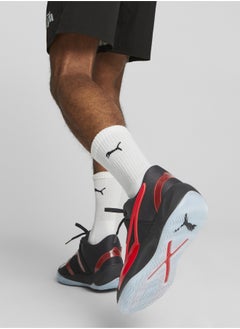 PUMA Rise NITRO Mens Black Basketball Shoes  - Image 2