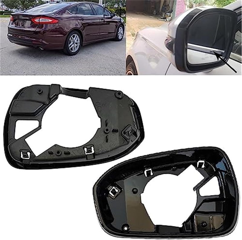 Wivplex Glossy Black Side Mirror Frame Holder - Image 4