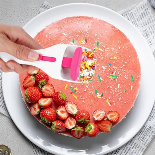 Beufee 2Pcs Batter Dispensers Cake Pastry Spatula Spoon Cupcakes Shovel Cake Dispensing Spoon Durable Baking Pastry Tools - Image 5