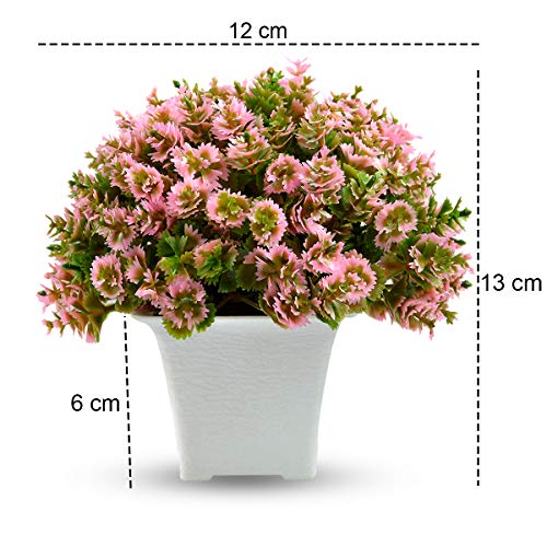 Crystu Beautiful Artificial Bonsai Plant with Pot | Bonsai Tree & Plant | Bonsai Tree for Indoor Office Home Decor Showpiece Pack 0f 1 pc - Image 5