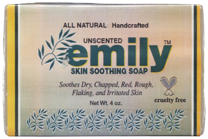 Emily Soap Bar Natural Unscented Skin Soothing, 4 Oz - Image 1