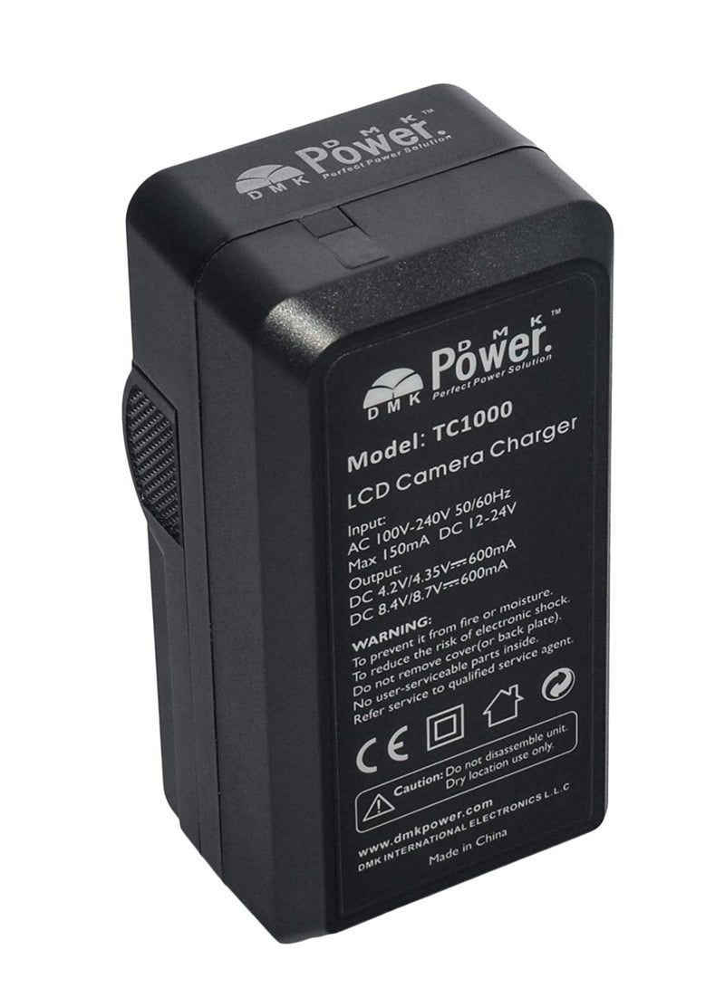 DMK Power EN-EL15 TC1000 LCD Battery Charger for D810 D810E Camera - Image 2