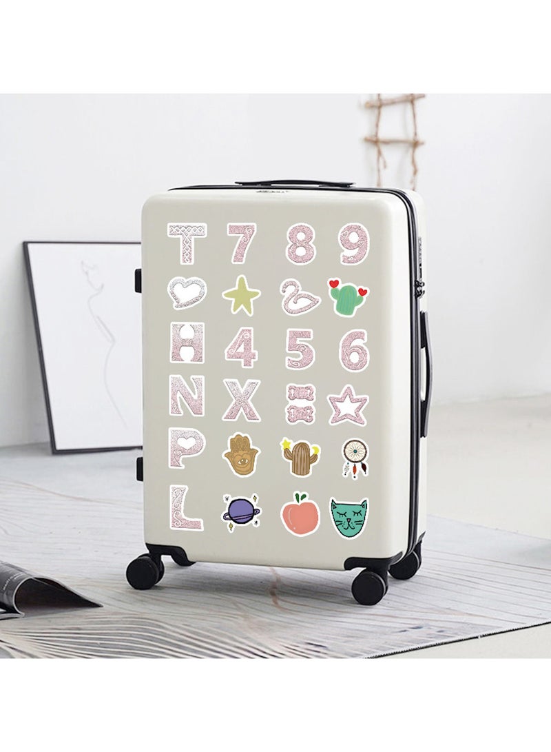 قوس قزح أورينبو 100 قطعة من ملصقات بوهو الصغيرة اللطيفة، ملصقات فنية بألوان الباستيل الدافئة لزجاجات المياه وأجهزة الكمبيوتر المحمولة، ملصقات بوهو الجميلة للنساء والفتيات - Image 5