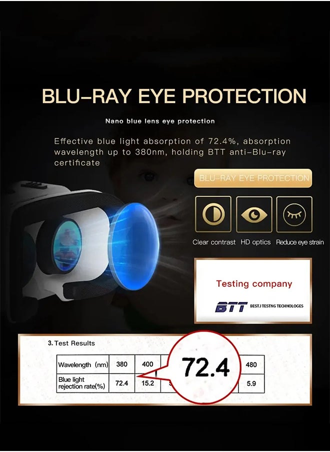 VR SHINECON - VR 3D Virtual Reality Headset with Bluetooth Remote Control(Support 4.7-6.0 inch mobile phones) - Image 1