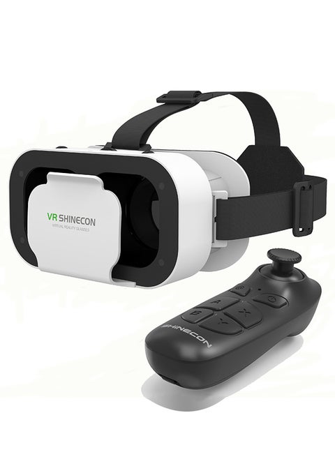 VR 3D Virtual Reality Headset with Bluetooth Remote Control(Support 4.7-6.0 inch mobile phones)
