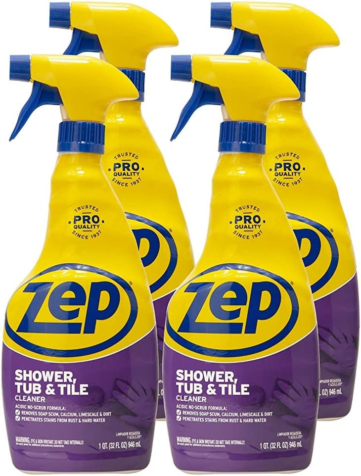 Zep منظف حوض الاستحمام والبلاط 32 أونصة ZUSTT32 (علبة من 4) - Image 1