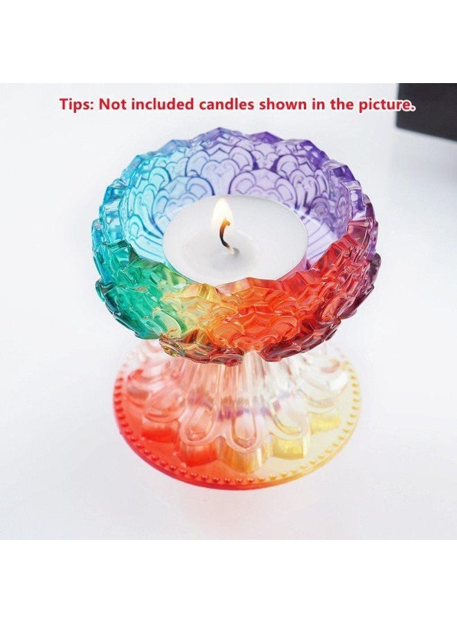 1PCS/SET DIY Lotus Bracket Gypsum Drip Mold Handmade Plaster Jewelry Storage Flower Shaped Tray Mould - Image 3