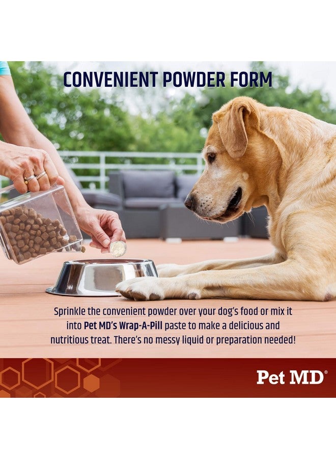 بيت إم دي مرق عظام الكلاب من Pet MD - إضافات طعام الكلاب مع الفيتامينات والأحماض الأمينية ودعم طبيعي للمفاصل والهضم - مصنوع من مسحوق عظام الأيائل من الدرجة الأولى - 4 أونصة - Image 5