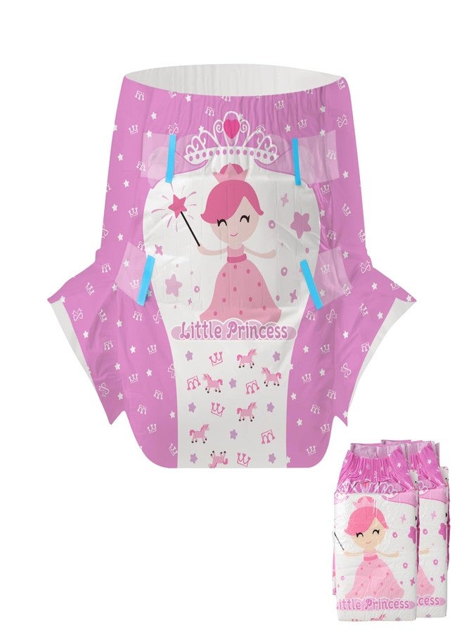 CutiePlusU Disposable Diaper Sample 2 Pieces Protective Underwear Absorbent Briefs Dry Surface Pink (Medium 28"-38" - Image 1