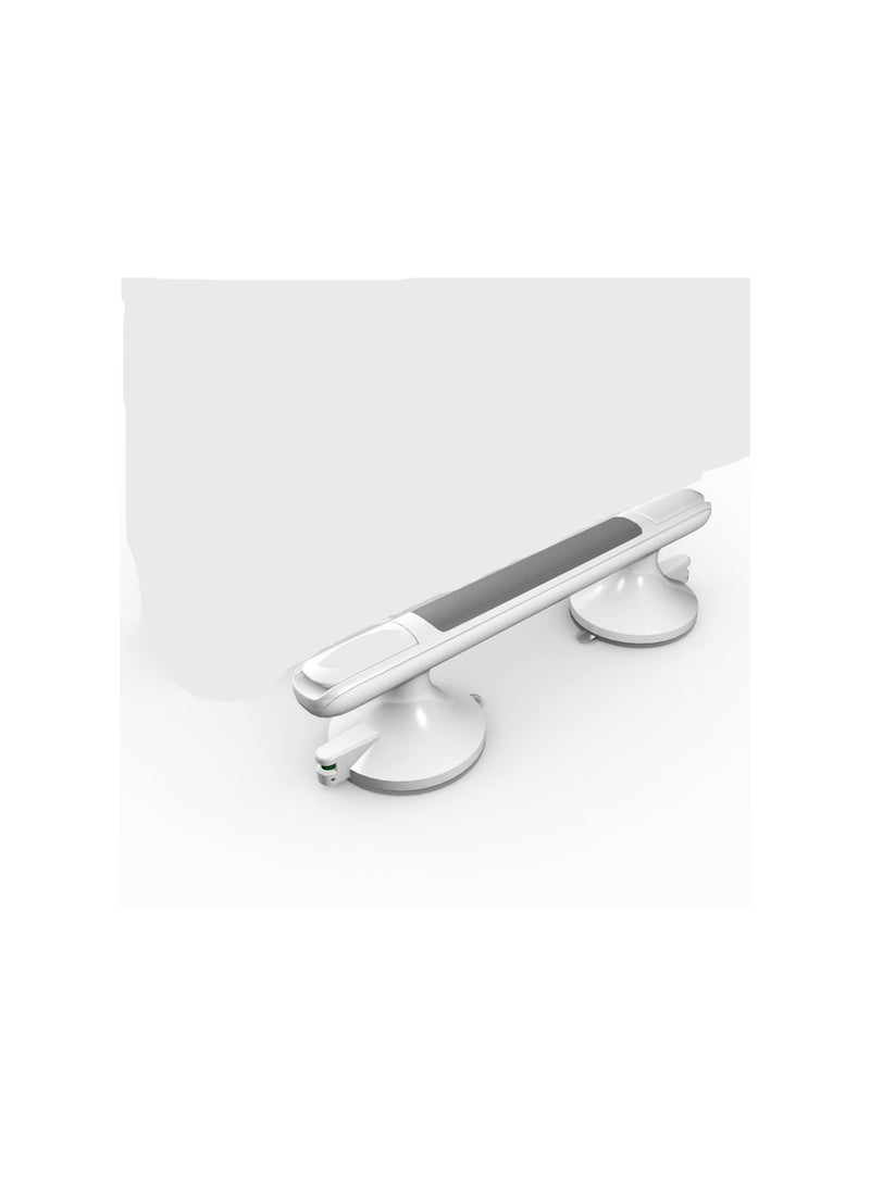 12-Inch Suction Cup Grab Bars for Bathtubs and Showers - Safety Bathroom Balance Assist Handle with Indicators for Elderly - 1 Pack Shower Handle for Enhanced Stability and Support - Image 1
