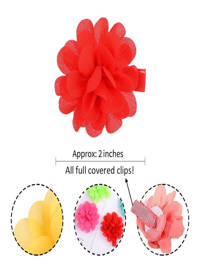 NUOSYI 20PCS Flower Bows Alligator Hair Clips for Cat Dogs Puppy Birds Ducks Horse Chicken Pets Barrettes Party Birthday Grooming Hair Accessories - Image 3