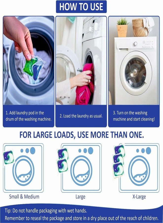 Maxxpro 5-in-1 Dissolvable Magic Laundry Pods for 20 Washes | Tough Stain Fighter for Top & Front Load Machines | Floral Aroma | Eco-Friendly & No Mess Cleaning | 1 Pod = 1 Wash for 5-7kg Loads - Image 3