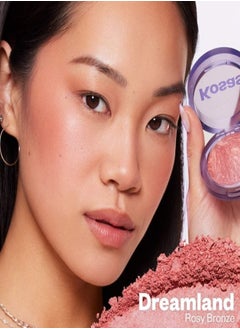 Kosas Blush is Life Baked Talc-Free Dimensional + Brightening Blush, Dreamland - Rosy Bronze 4.5g  - Image 2