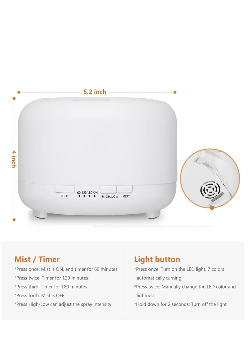 Cool Baby - Ultrasonic Air Humidifier With 7-Colour LED Lights White 125x165mm - Image 1