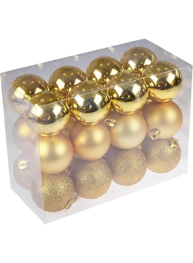 24 pieces - Christmas Baubles 3cm - Image 1