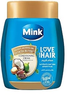 Mink Mink Love Your Hair Conditioning Cream with Coconut, Macadamia Oils and Cocoa Butter - 1 kg 